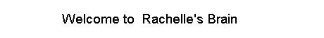 Rachelle's Brain image