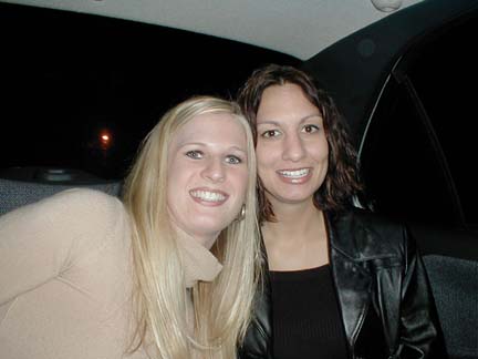 Kim and Monique b4 No Doubt in November of 2002.
