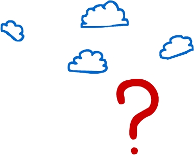 The Legend of the Secret of the Giant Red Question Mark Within the Little Blue Clouds.
