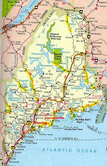 Maine Map