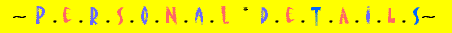 PerSOnaL D BannER