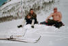 skiing with superman