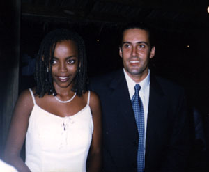 Gaetano and Lydia on their 
wedding