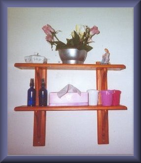 shelving - east wall