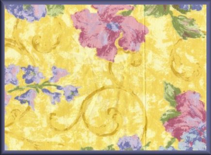 floral fabric used in renovations