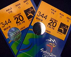 Some of the confiscated tickets