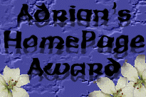 Adrian's Homepage Award