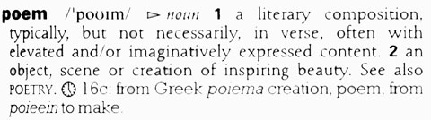 Poem definition