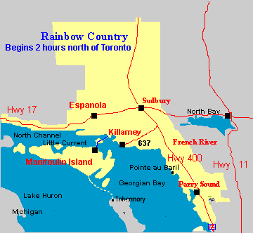 Map of Ontario