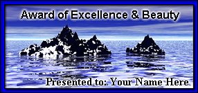 Award of Excellence and Beauty