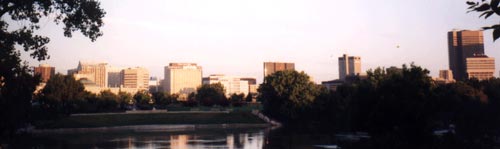 Downtown from the St. Boniface side of the river