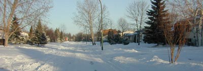 Walking in a winter wonderland................