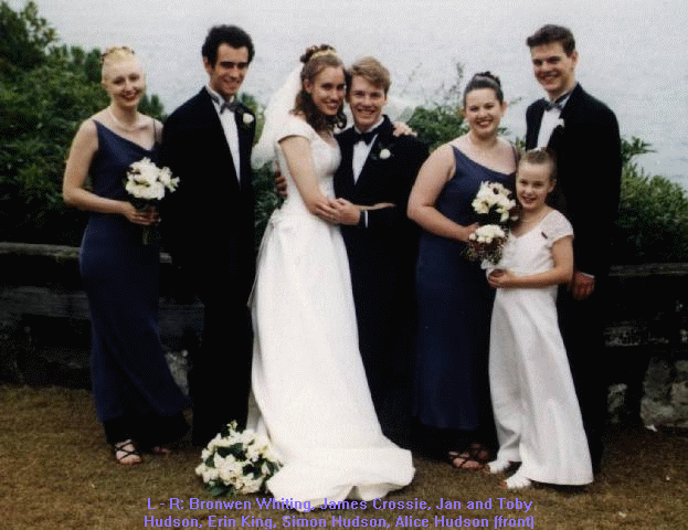 The Bridal Party at Kuraba Point, Sydney, Australia