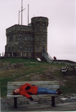 Me at Cabot Tower, St John's, Newfoundland