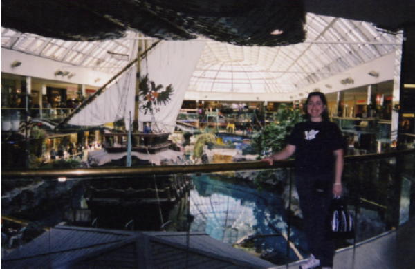 Jennifer at the West Edmonton Mall, October 2003