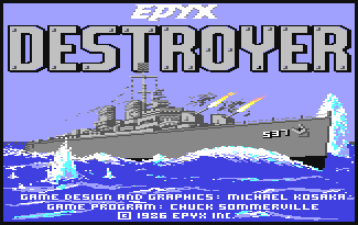Destroyer Title Screen