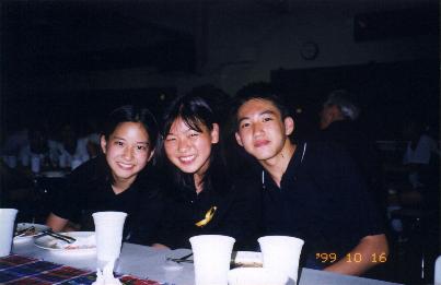 Sheryl, Nina and Me at IASAS X-Country @ Bangkok