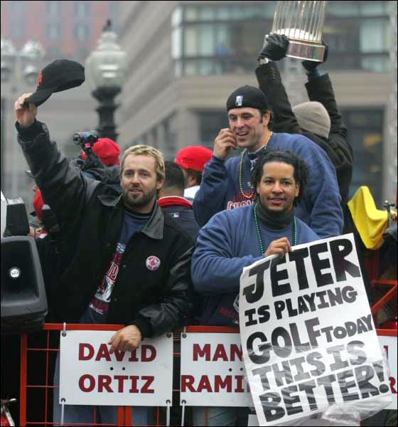 The 2004 World Series Champion Boston Red Sox