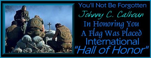 In memory of Johnny C. Calhoun