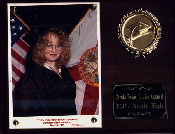 graduate plaque