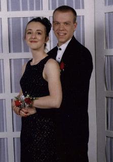 Us at prom, aren't we cute?