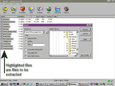 Extract screen shot