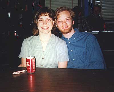 Toby and me-TX dinner 1998