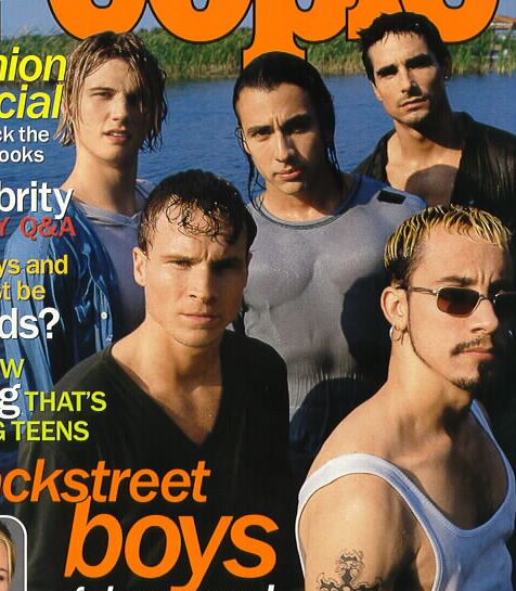 Backstreet on the cover of TeenPeople