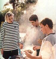 Nick, Brian and Kev at the BBQ