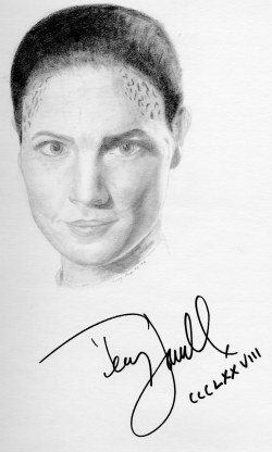 Sketch of Jadzia Dax