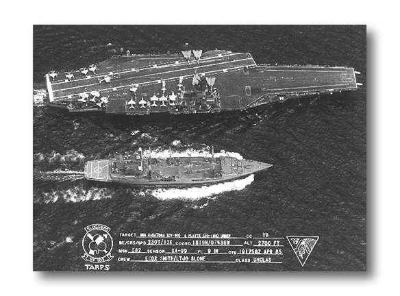Underway Replenishemnt Aerial Photo