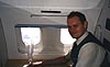 me in Business Class lavatory