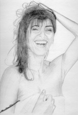 Sketch of Marina Sirtis