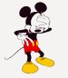 Mickey laughing