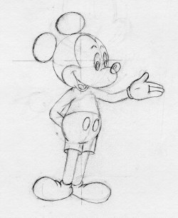 Mickey gesturing