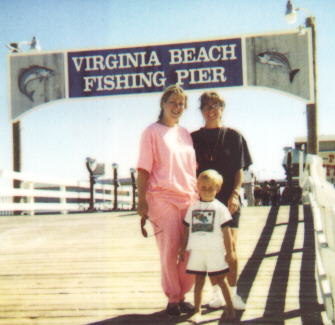 Virginia Beach fishing pier.