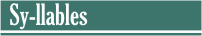Syllables