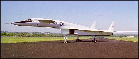 An American XB-70 Valkyrie experimental bomber