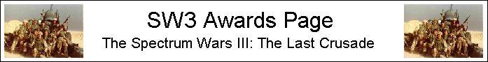Click for the Awards for The Spectrum Wars III: The Last Crusade
