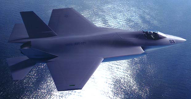 An American Joint Strike Fighter prototype