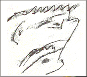 CD insert - original drawing by Sam Ludwig