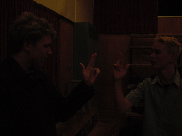 LEFT = ME RIGHT = anton. We're doing the "Lateralus" pose. Fuck we're cool. "Learn to use a flash, Nic!"
