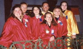These are some of the Brazilians that were with me, during Graduation