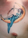 Goddess tattoo- left chest