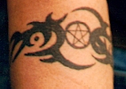 Trbal Pentagram - lower right arm