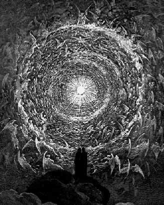 "The Heavenly Throng" by Gustav Dore, for the Paradiso