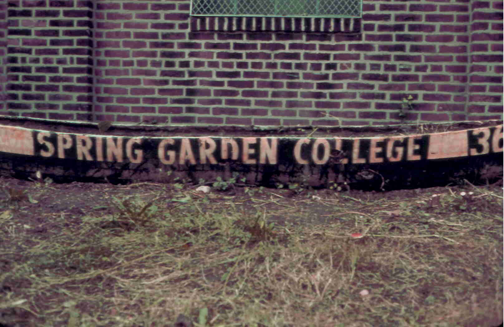 The Spring Garden College Unofficial Alumni Website Photo Album