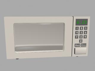 A cool looking microwave