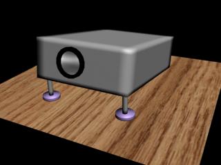 My first model: video projector