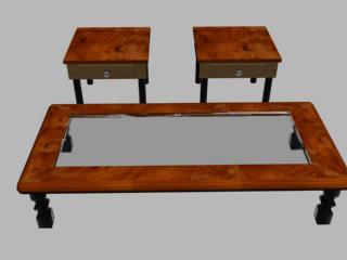End tables and a coffee table